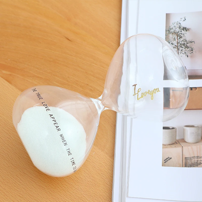 
wholesale 30s colorful hourglass ,high quality gift sand timer,christmas lover gift large sand art glass for timing 