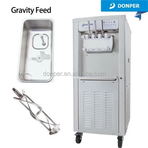 Donper D860 frozen yogurt machine with keep fresh