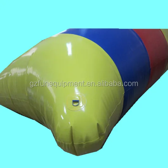 Надувные воды подпрыгивая мешок воды катапульта мешок воды развлечения парк надувные прыжки подушка