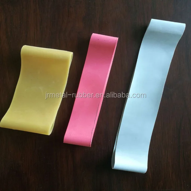 customized elastic rubber bands for fitness exercise stretch bands