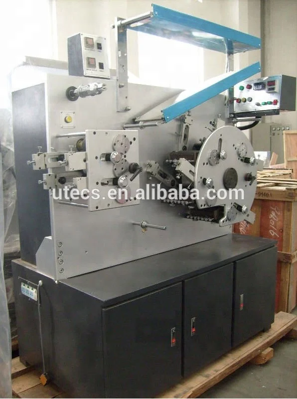 UGS62S 6 Передняя 2 задняя цветная двухсторонняя автоматическая машина для флексографской печати тканевой ленты принтер этикеток на