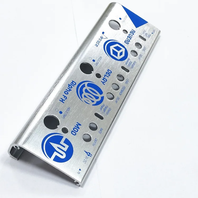  Алюминиевая алюминиевая передняя панель на заказ с ЧПУ для аудио пластина обработка окисления