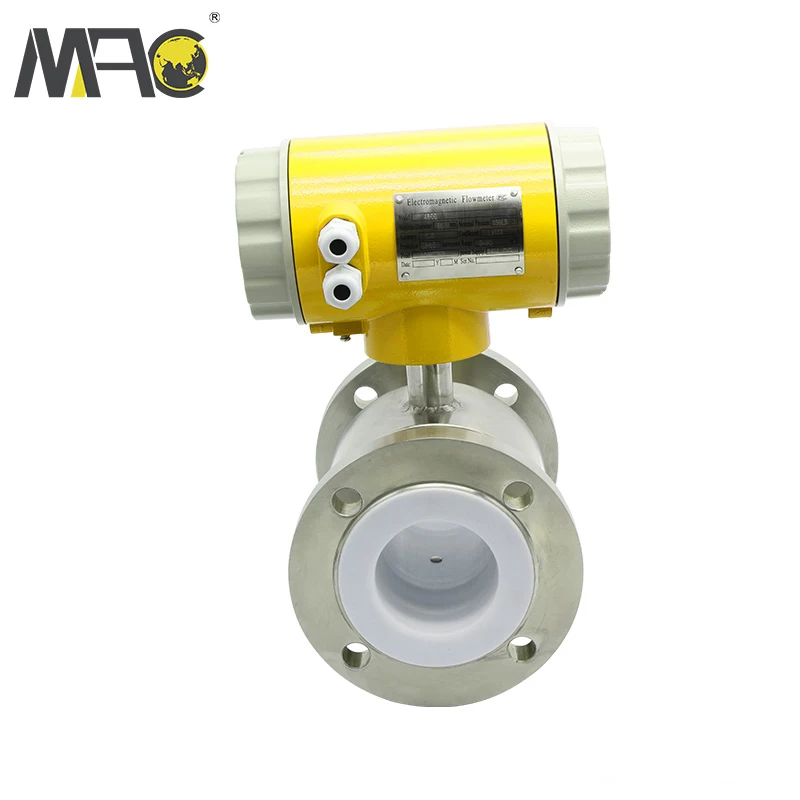 Food Drink Digital Water Electromagnetic transmitter Flow Meter Flowmeter