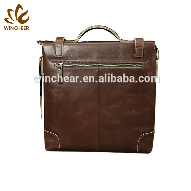 New arrival small size handbags dual round straps men executive shoulder bags secret compartment briefcase