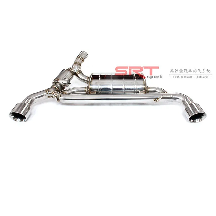 exhaust system for Volvo V60 S60L X760 electric exhaust valve catback with quad double tip