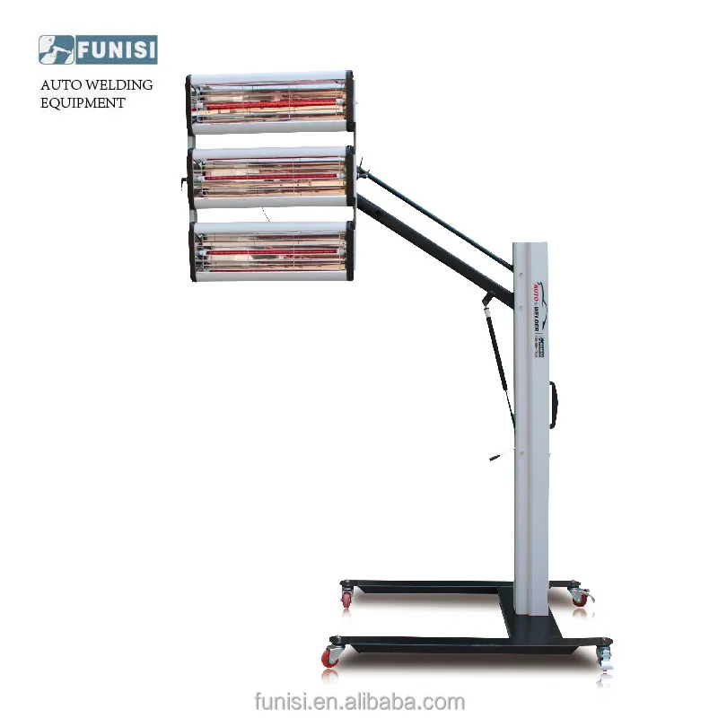 Infrared Paint Curing Lamp Heating Light 110V/220V Short Wave Infrared lamp Car Body Paint painting lamps 3KW