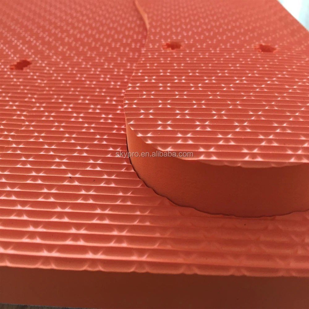 Fashion High Density EVA Flip-flop Sole Logo Embossed Professional Custom Printing Beach EVA Sandal