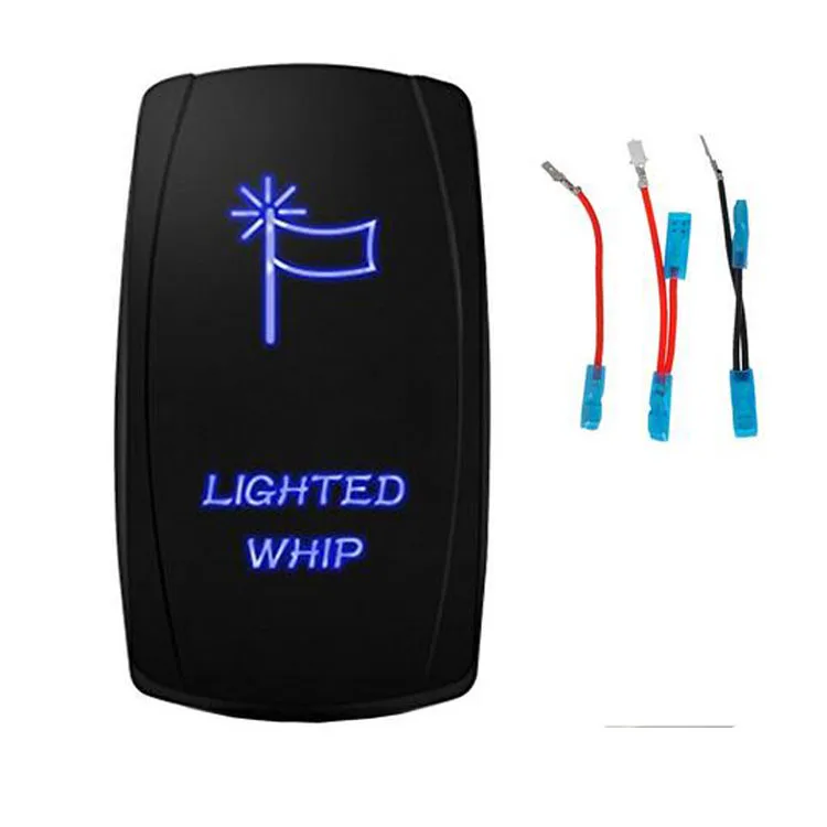 5Pin 20A 12V On-Off LED Light Toggle Switch for UTV Car Auto Truck Boat Marine by RCRunning Whip