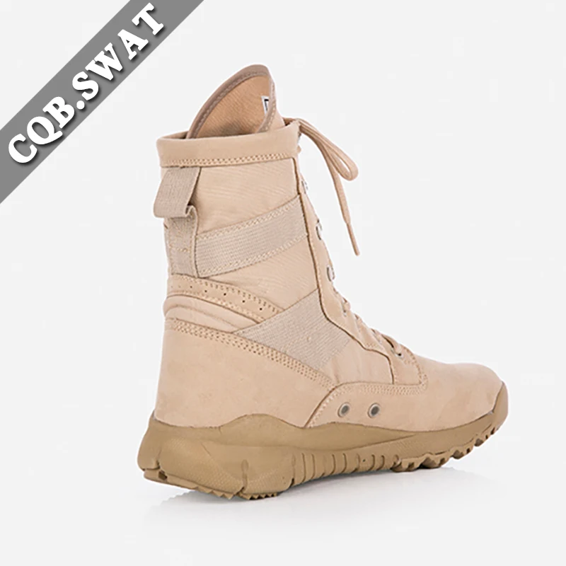 Hot Selling Desert Hiking Boots Gender Tactical Combat Boots Beige Men Winter Shoes Cement Rubber Shoes Spring Ankle
