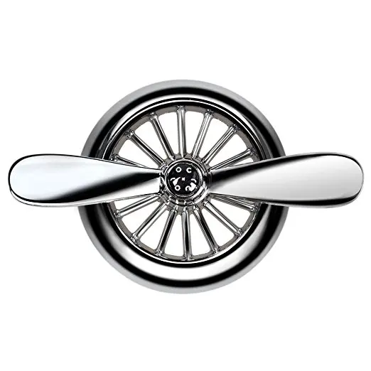 Best seller propeller car air freshener vent aroma car diffuser vent clip with colorful LED light