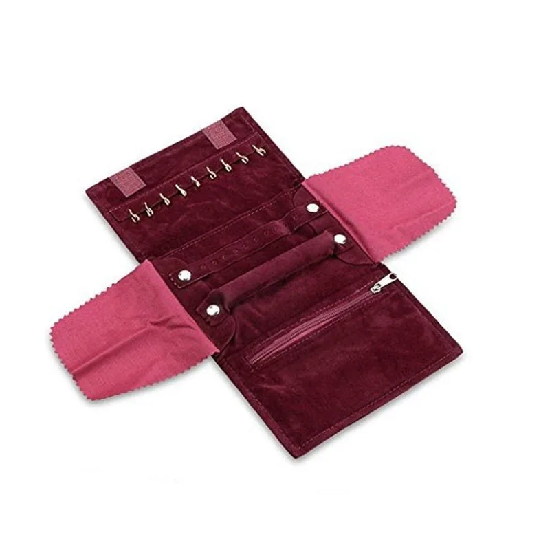 Бархатная Подарочная сумка для ювелирных изделий, дорожная упаковочная сумка-Органайзер