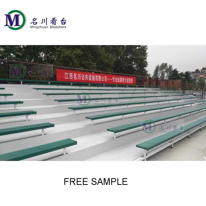MC-8F outdoor metal structure bleacher for the football cricket education public events