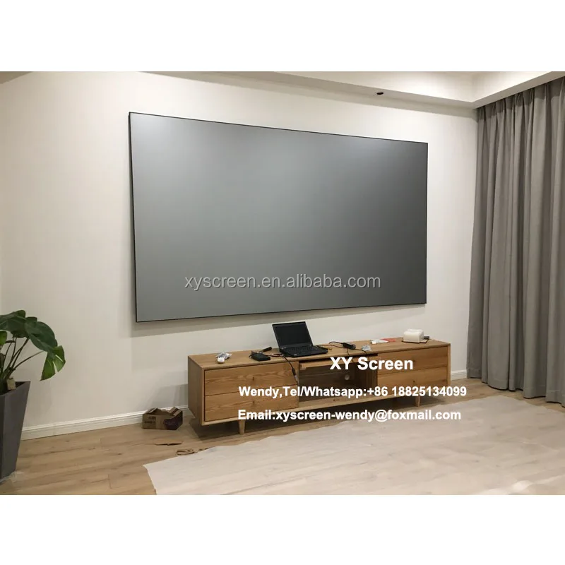 XY экран ALR черного цвета с украшением в виде кристаллов и проекционного экрана домашнего кинотеатра для Epson 4k