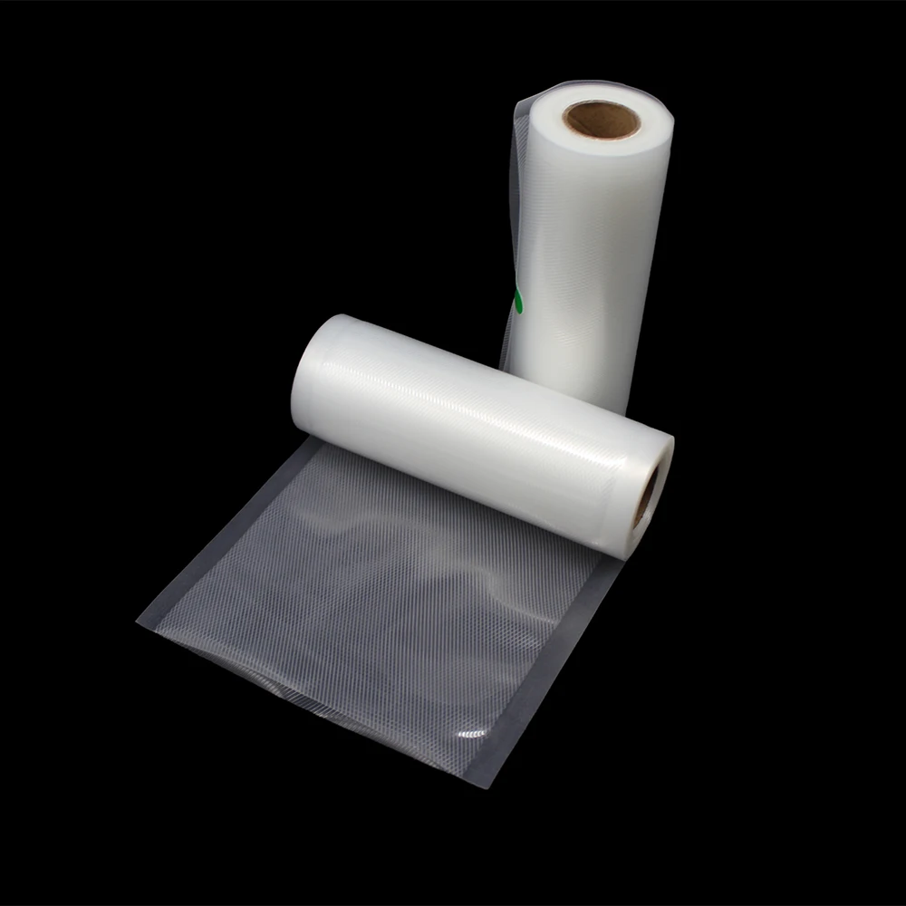 Free sample plastic moisture proof multilayer embossed aluminum foil laminated vacuum roll film for food packaging