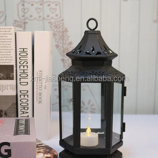 New Vintage Moroccan style Antique Wedding favor hanging metal candle lantern