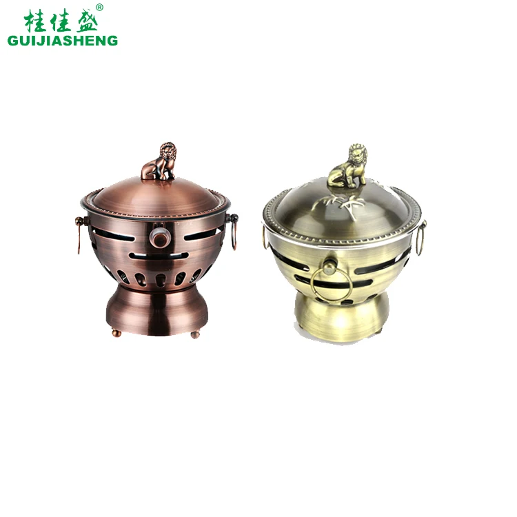 Stainless Steel Golden Hot Pot Burner Alcohol Individual Shabu-shabu Hot Pot for Sale
