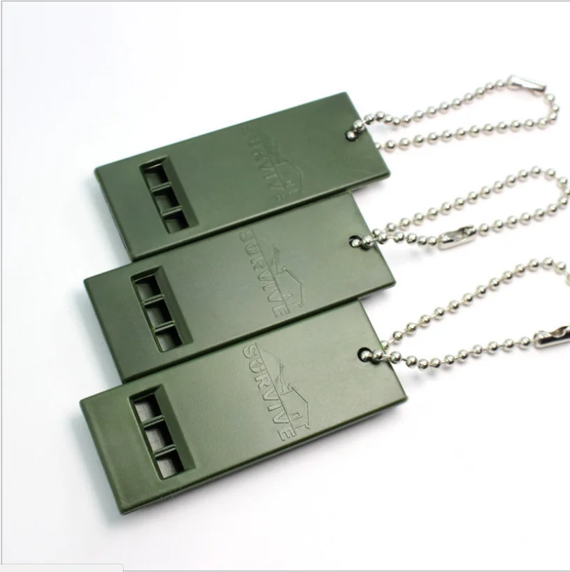 Outdoor Survival Whistle 3 holes Different Frequency High Decibel Life-saving Emergency Survival Whistle