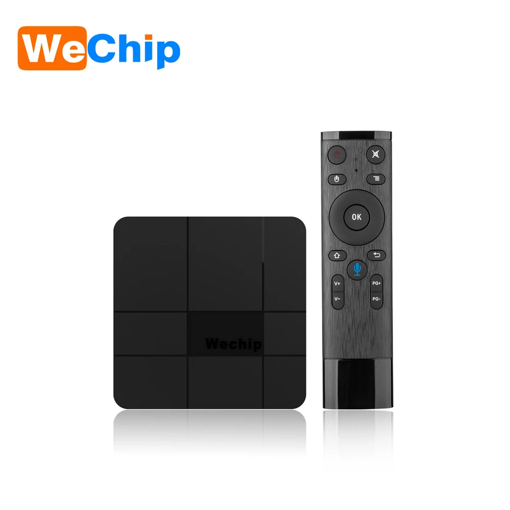 
Wechip V8 plus intelligence voice command Amlogic S905W quad core android tv box 