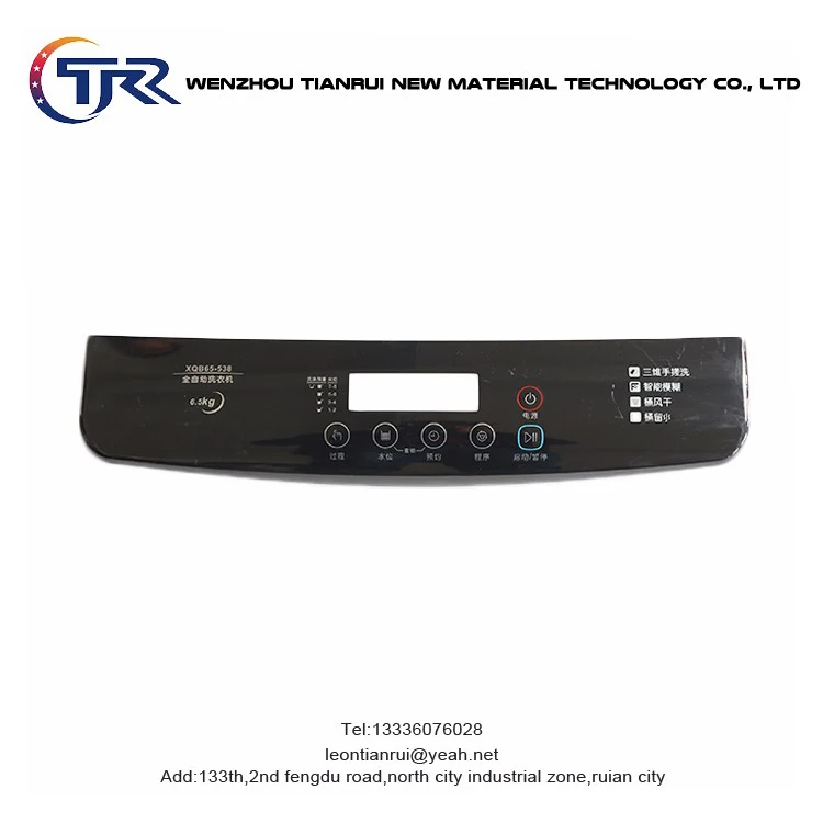 In-Mould-Decoration IMD Print imd/iml/imf control panel design