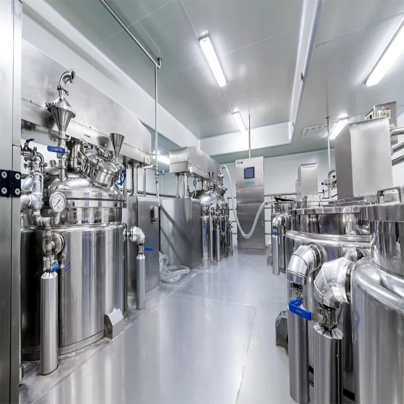 Weidong  cosmetic Cream Making Machine with Mixer Homogenizer