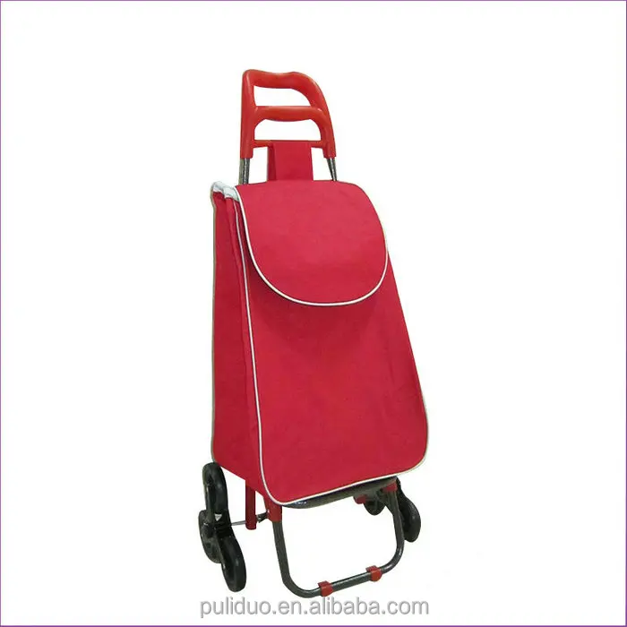 Wholesale Bend Slimb Stairs Folding Trolley Shopping Bag With 6 Wheels