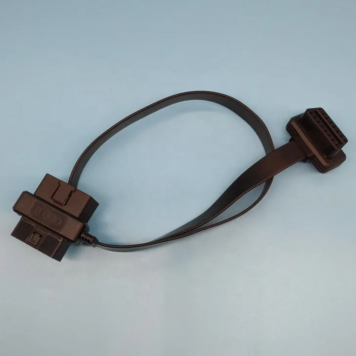 16P OBDII OBD2 T сплиттер Тип соединителя плоский Удлинительный кабель