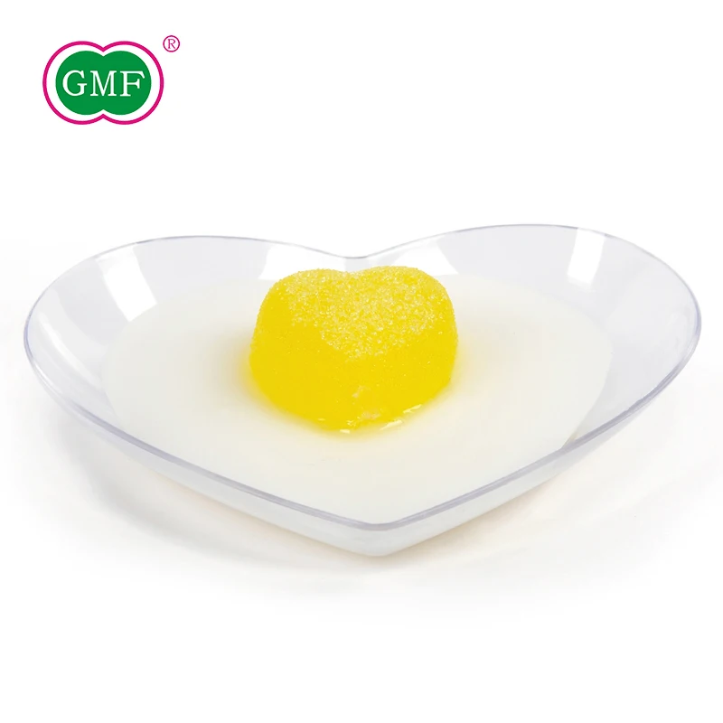 smooth line heart shape dish dessert appetizer clear dish for sale