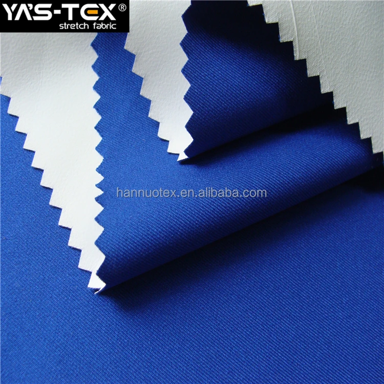
75D polyester twill high stretch yarn compound PTFE fabric textiles 
