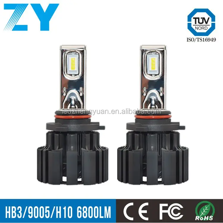 Cars use ZY P9 P8 P6 headlights 13600lm 100W 12V head Bulbs Kit led h8 h11 9005/Hb3 LED 9005 headlight bulb car led light