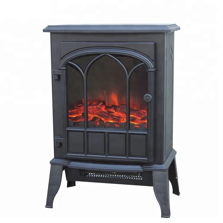 2019 New freestanding indoor electric cozy grate ceramic heater fireplace