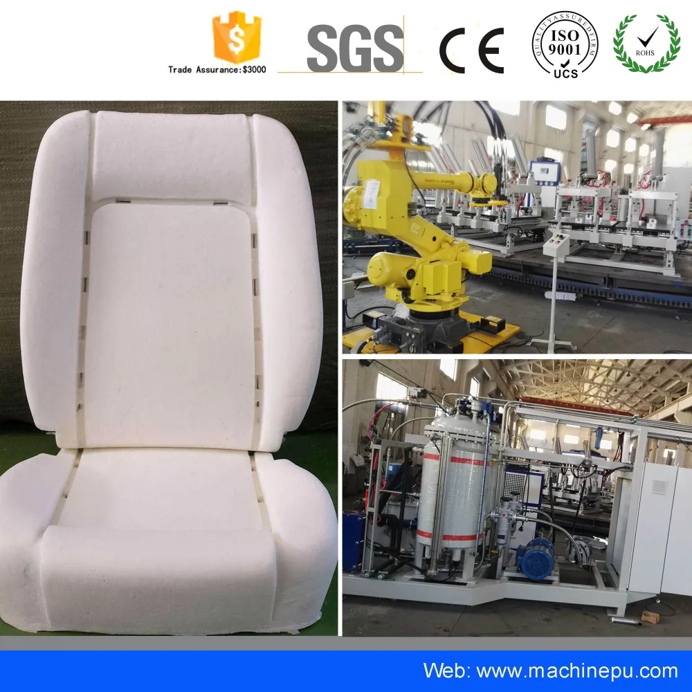 Мотоцикл полиуретановой пеной сиденья для производственной линии