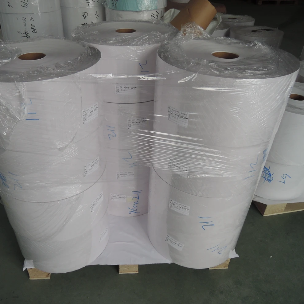 Strong stickiness customize size adhesive direct thermal paper materials