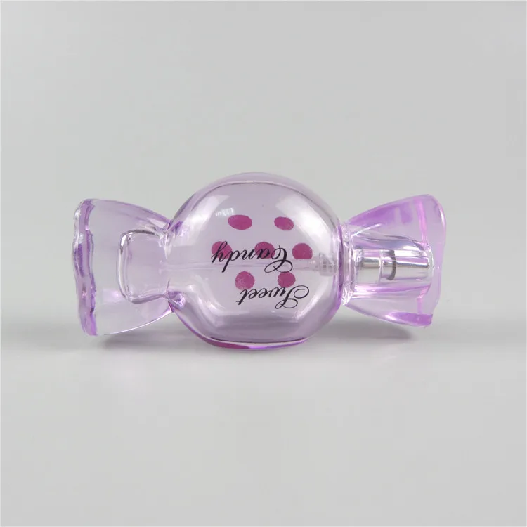 Wholesale 25ml pink candy bottle irregular women travel perfume glass bottles spray