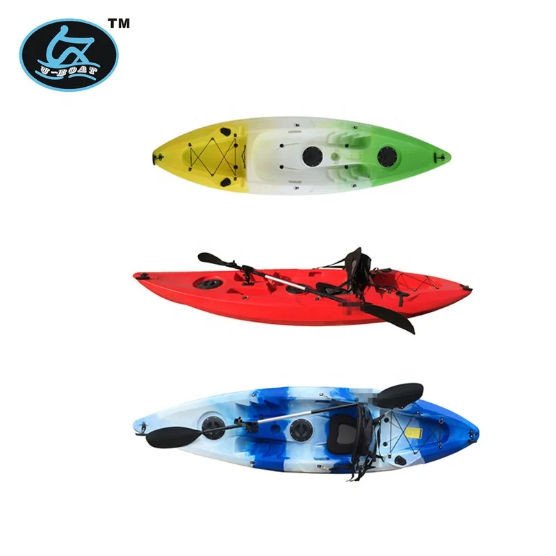 2.93m-long hot and popular single seat touring rowing boat&kayak&canoe for sale