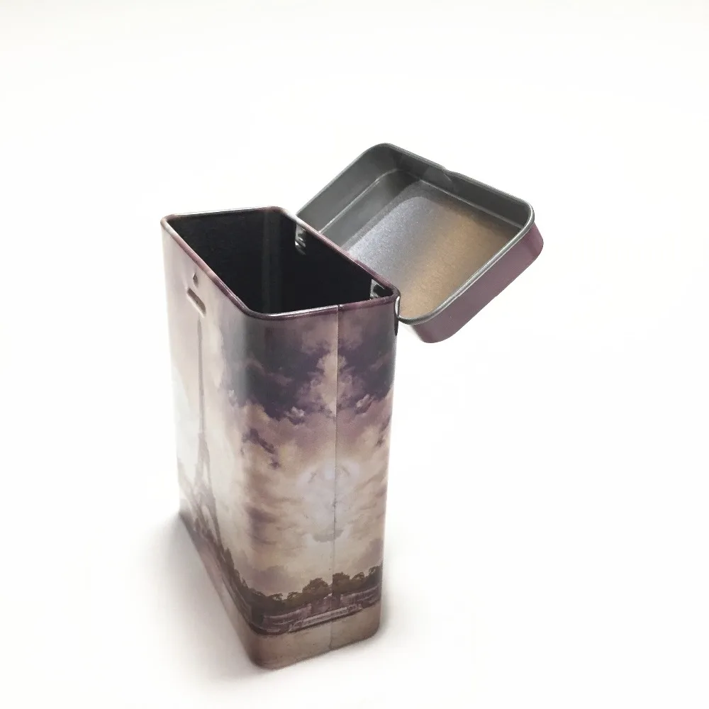 Cigarette tin cases metal home article storage boxes