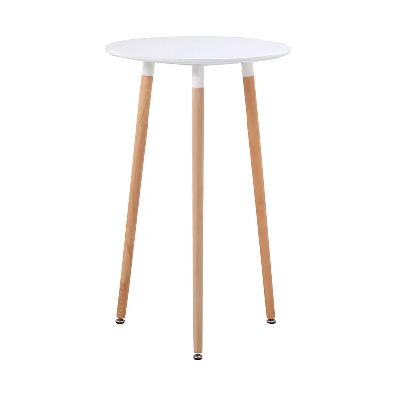 
Stylish solid wooden leg home hotel living room cafe bar furniture modern and useful cheap breakfast pub table 