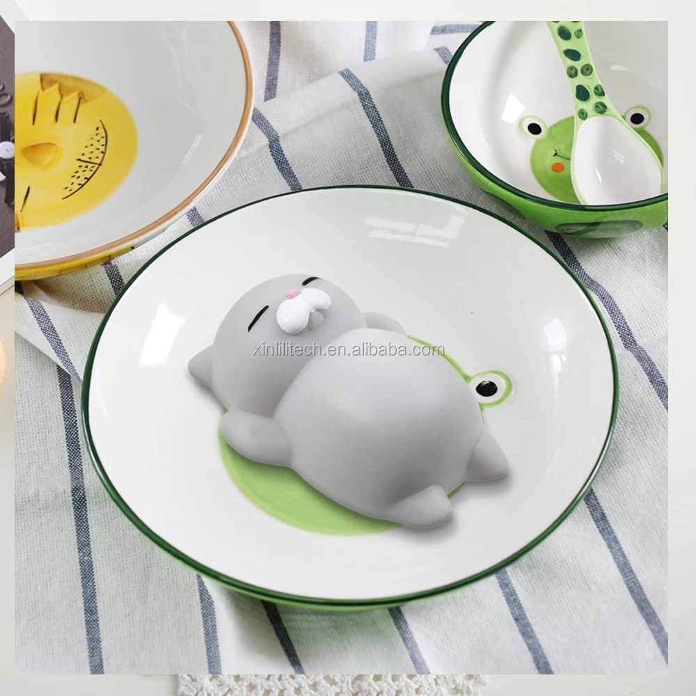 
Squishy Phone Straps for iPhone Cute Mini Soft Silicone Squishy Toy Finger Pinch Squeeze Toy 