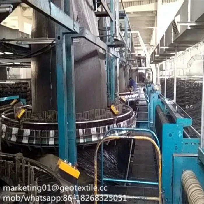 
Black color plastic PP geotextile fabric for embankment reinforcement 