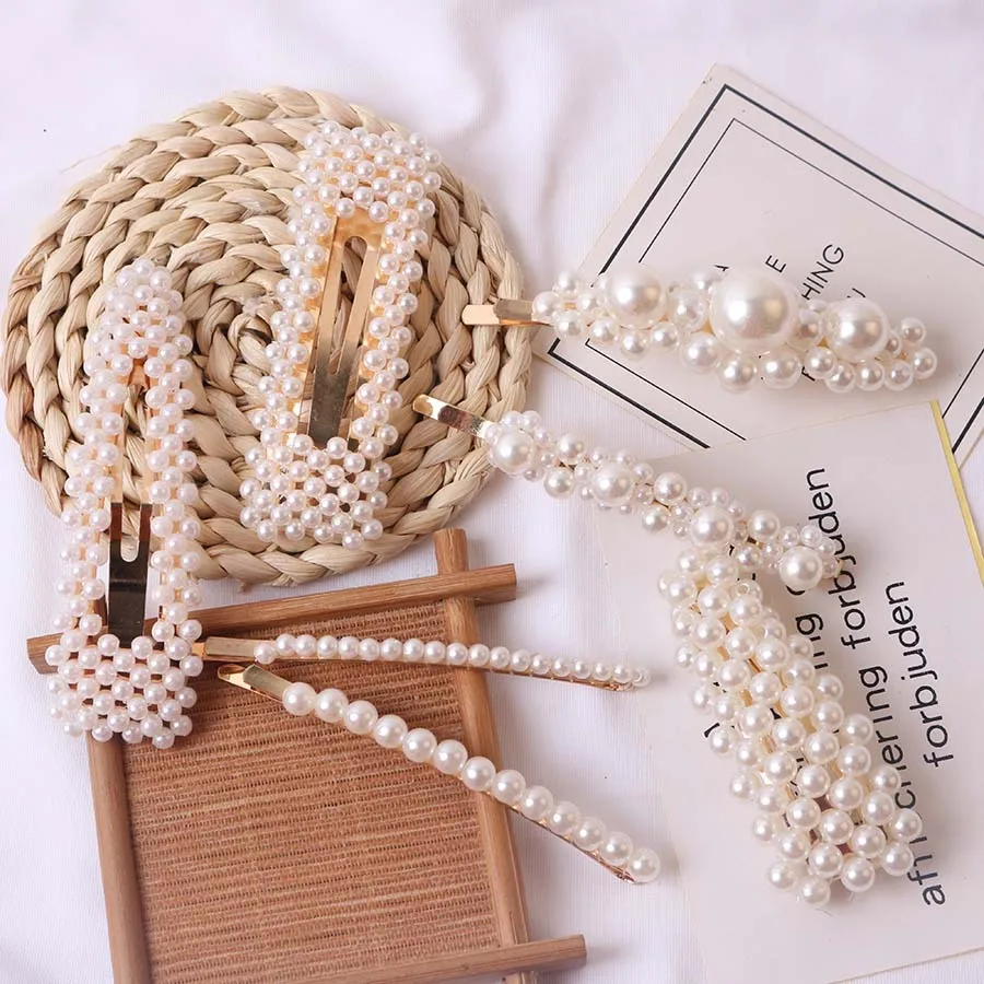 Модные милые женские аксессуары для волос YK для девушек Свадебные многослойные Роскошные заколки для волос с искусственным жемчугом