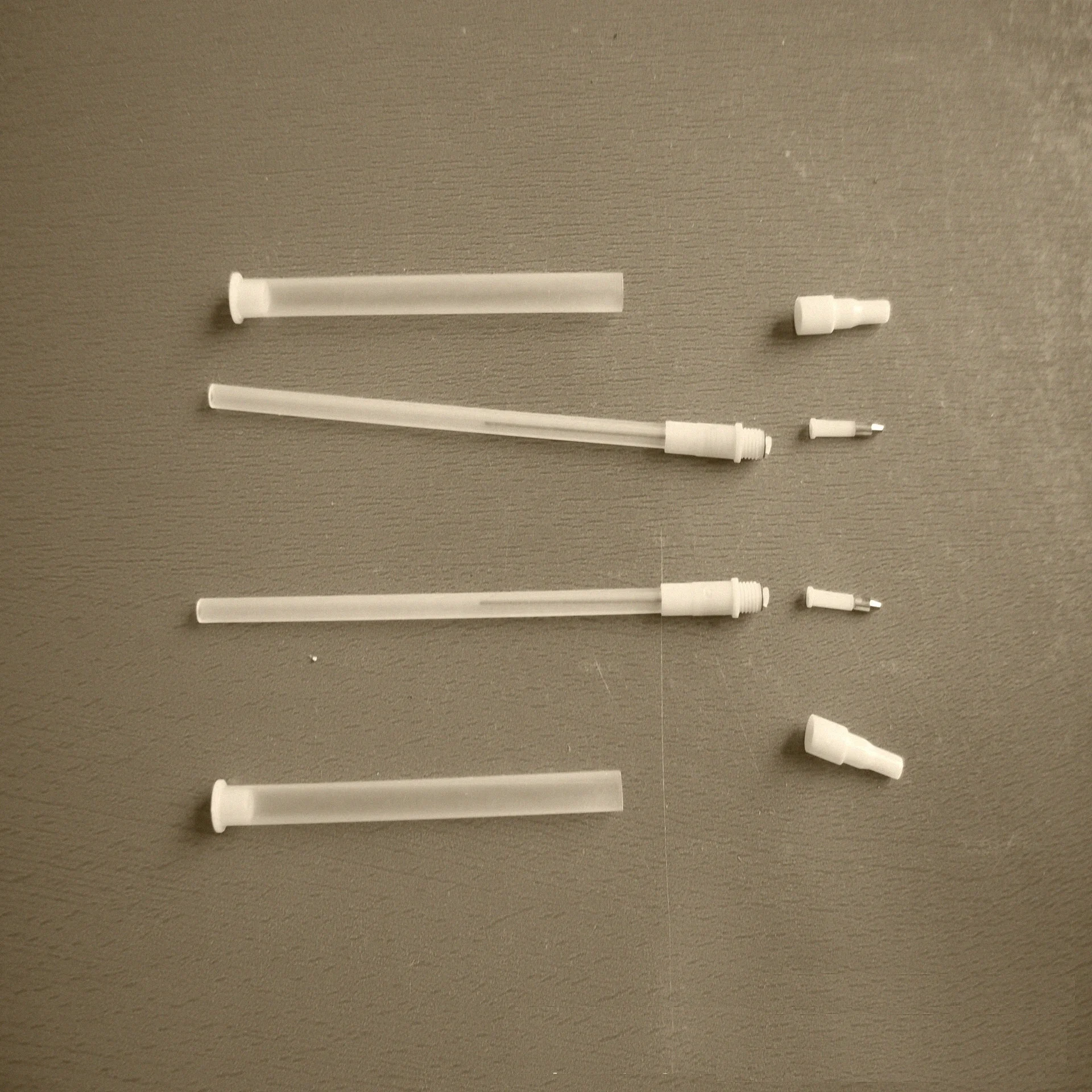 
0.5 0.7 0.9mm plastic double blossom lock ring parts plastic with metal mechanical Pencil part 