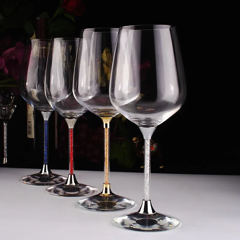 Продвижение бокаловидные цвет алмаза красное вино очки для свадьбы