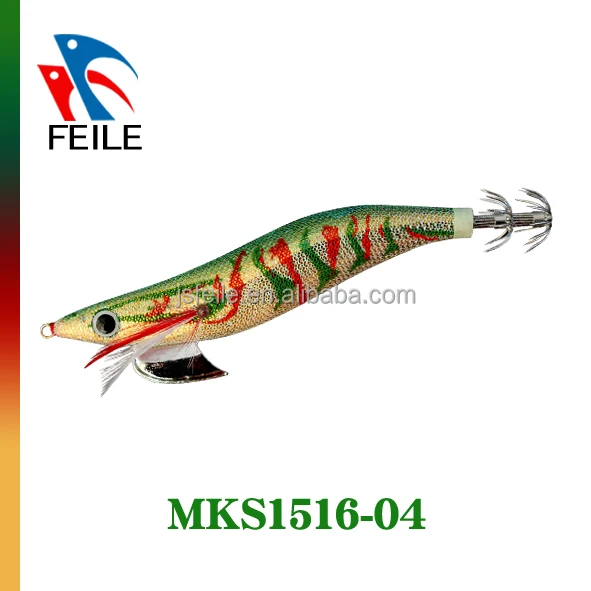 
glow Japanese hook squid jig 