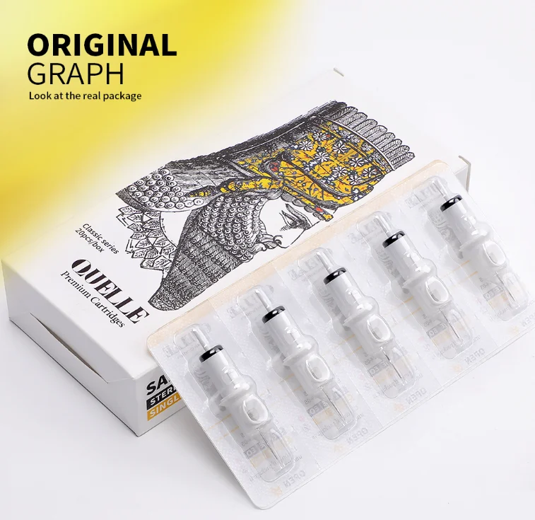 
Professional Stainless Steel Disposable Cartridge Tattoo Needle For Permanent Makeup Tattoo Machine Tattoo Supplies 