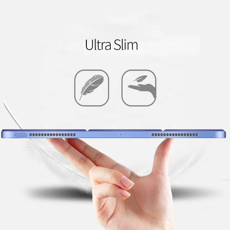 Smart Cover for iPad Pro 2018 11 Inch Lightweight/Ultrathin With Transparent Hard PC Back