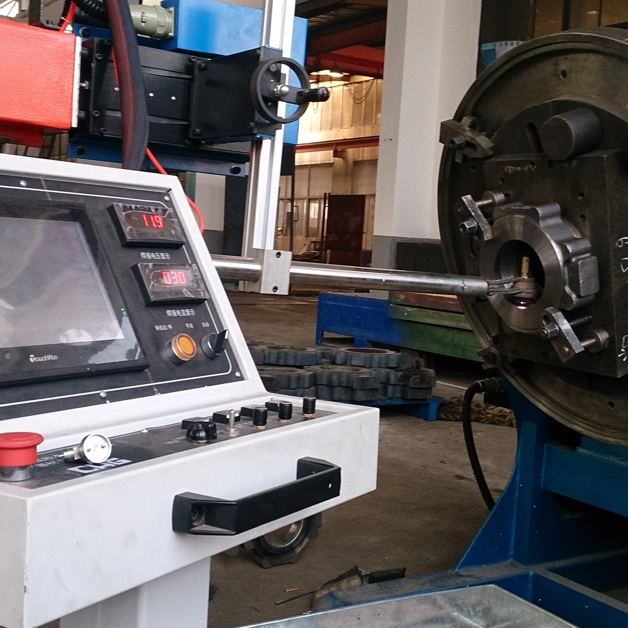 High Quality PTA Overlay Machine for Triple Eccentric Butterfly Valve