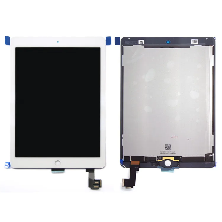 Для iPad Air 2 6 A1566 A1567 сенсорный экран стекло дигитайзер Замена Белый HQ