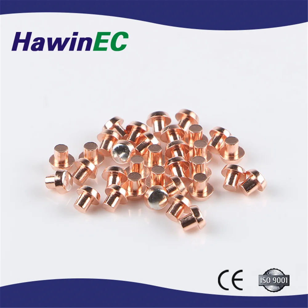 High quality long duration time electric composite contact rivet