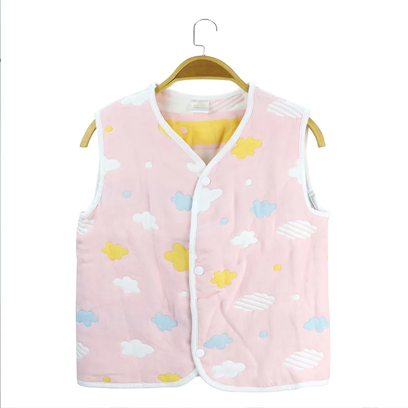 
Super Soft Gauze 100% cotton baby cloth softest 6-layer Baby Vest 