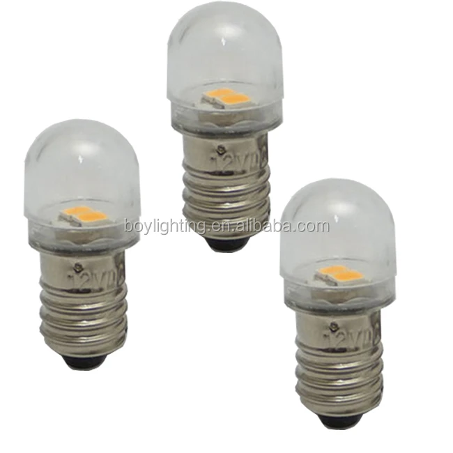 Small body 220V 3000k 6000k 24V 60V 4.5v e10 ba9s bulb 6v led bulb 12v 0.5w led bulb
