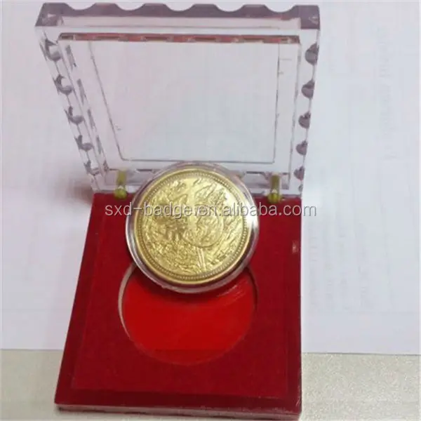 
OEM gold plated souvenir coin 